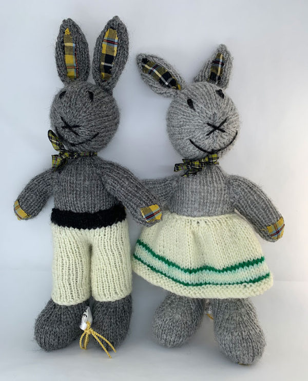 Mr or Mrs Bunny with Cornish National Tartan